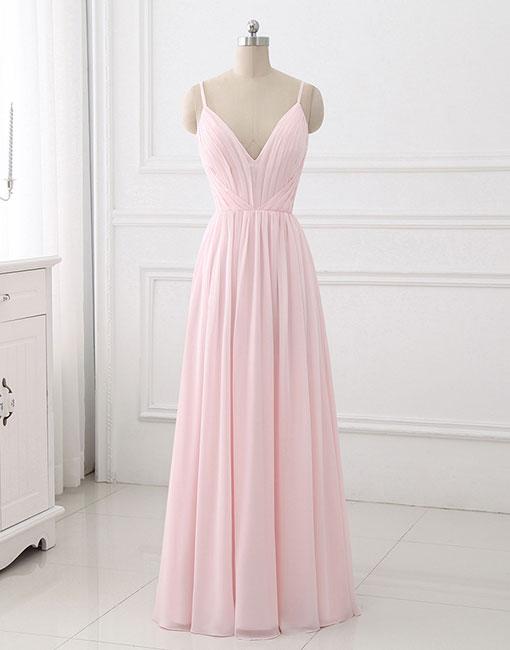 High Neck Simple Prom Dress Charming Formal Dress Chiffon Evening Dress cc279