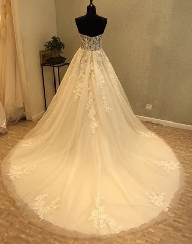 Sleeveless Ball Gown Wedding Dress on Luulla