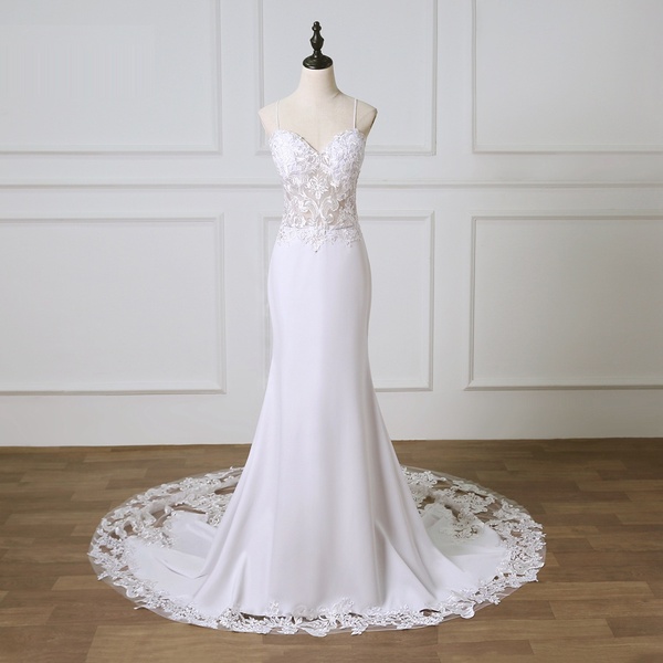 Silver Spaghetti Straps Sheath Lace Up Wedding Guest Dress