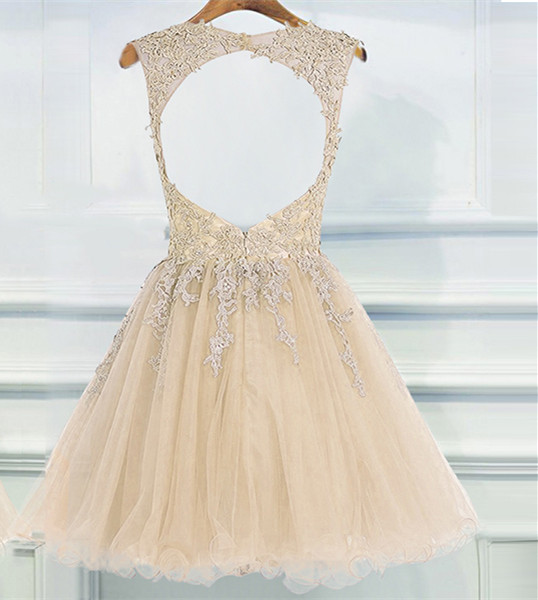 Knee Length Dress For Hoco Party on Luulla