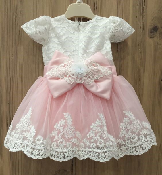 Baby Girl Dress With Bow on Luulla