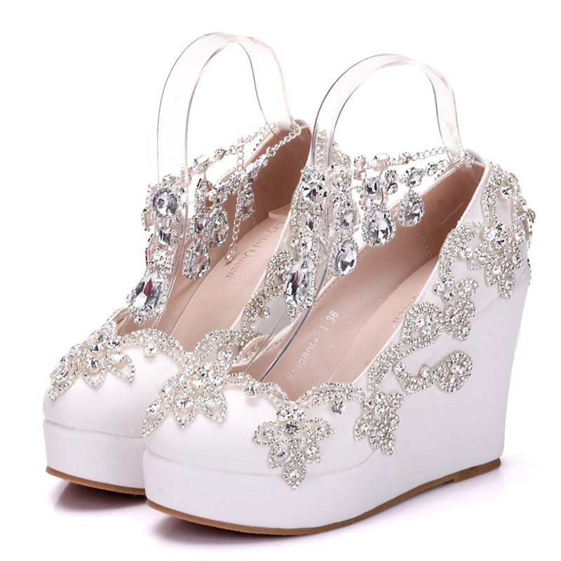 Crystals Women Wedges Shoes on Luulla