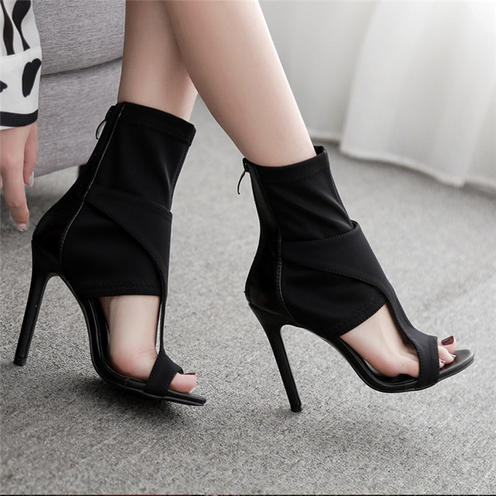 stiletto open toe boots