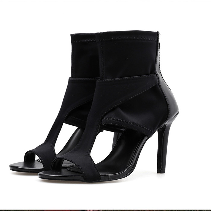 stiletto open toe boots