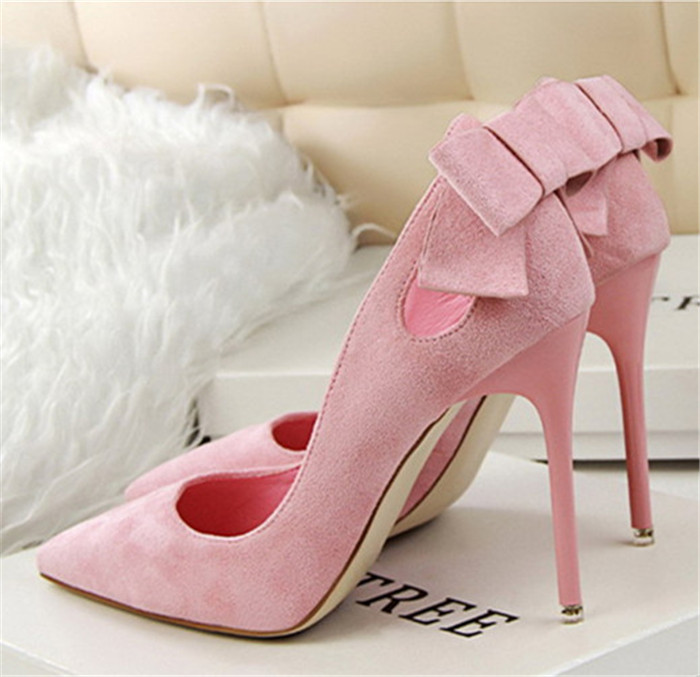 Suede Women Pumps Heels on Luulla