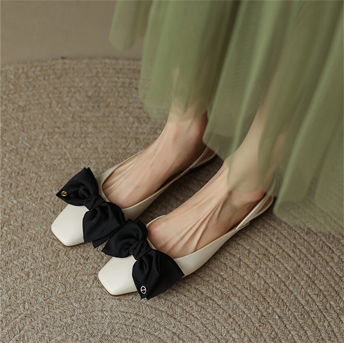 cerelia bow slingback flat