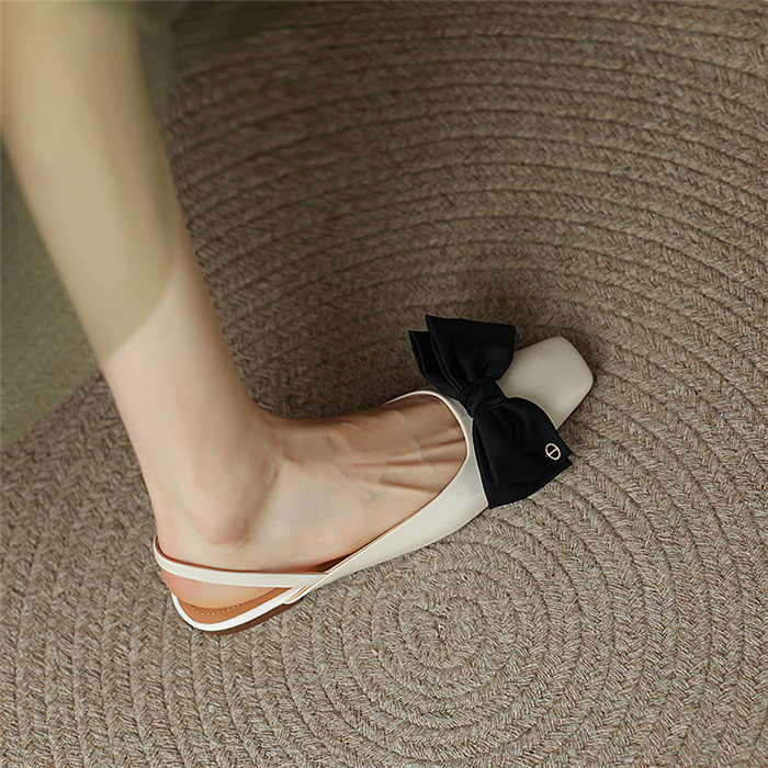 cerelia bow slingback flat