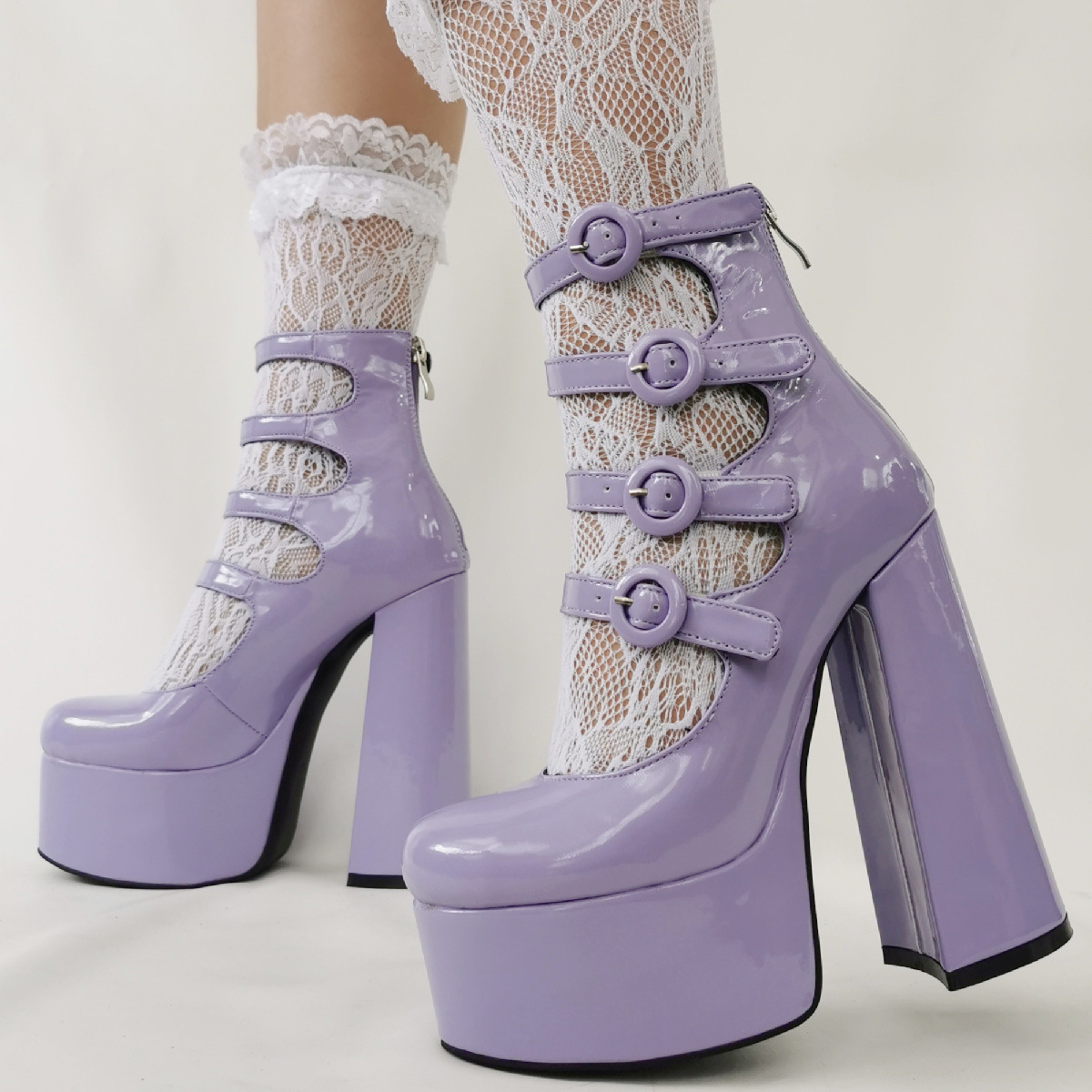 Women Lavender Platform Heels Shoes on Luulla