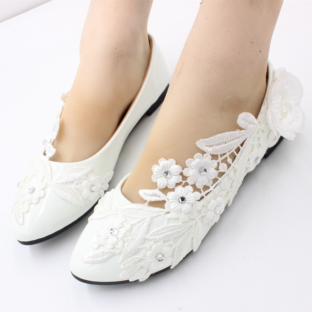 womens flat wedding shoes
