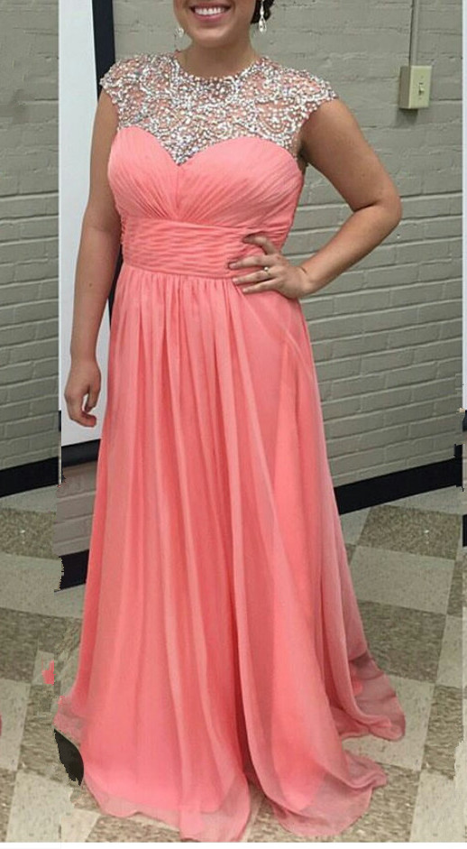 Jewel Neck Pleated Dress main image 0