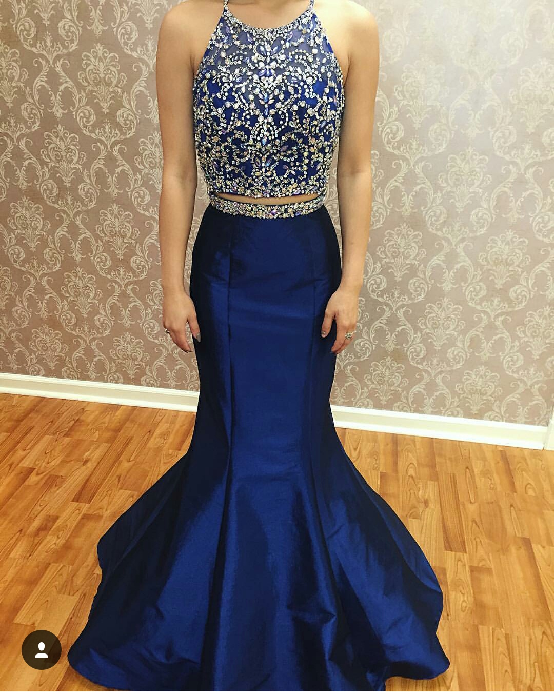 Two-Piece Mermaid Prom Dress 49328 main image 1
