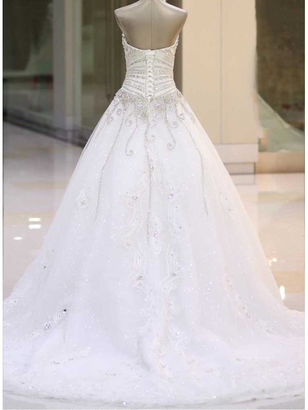 Sweetheart Rhinestone Wedding Dress Bridal Dress on Luulla