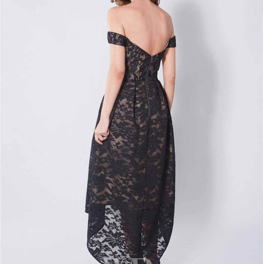 Off Shoulder High Low Dress on Luulla